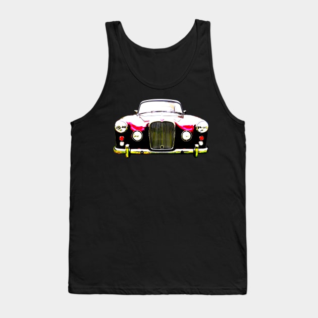 Alvis TD21 Series II 1960s classic car high contrast Tank Top by soitwouldseem